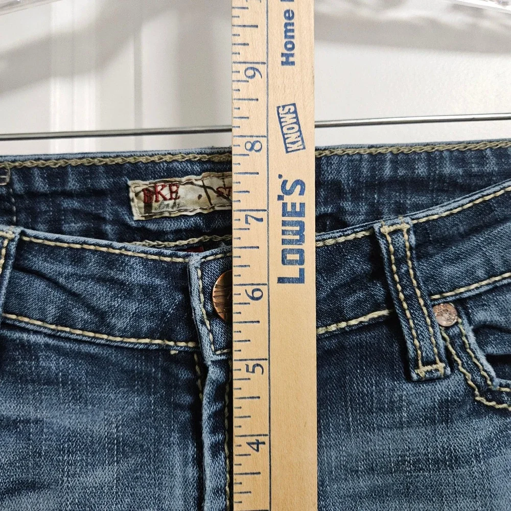 BKE Jeans Women 28 Blue Stella Bootcut Low Rise Stretch BKL5295R Medium Wash - Picture 7 of 11